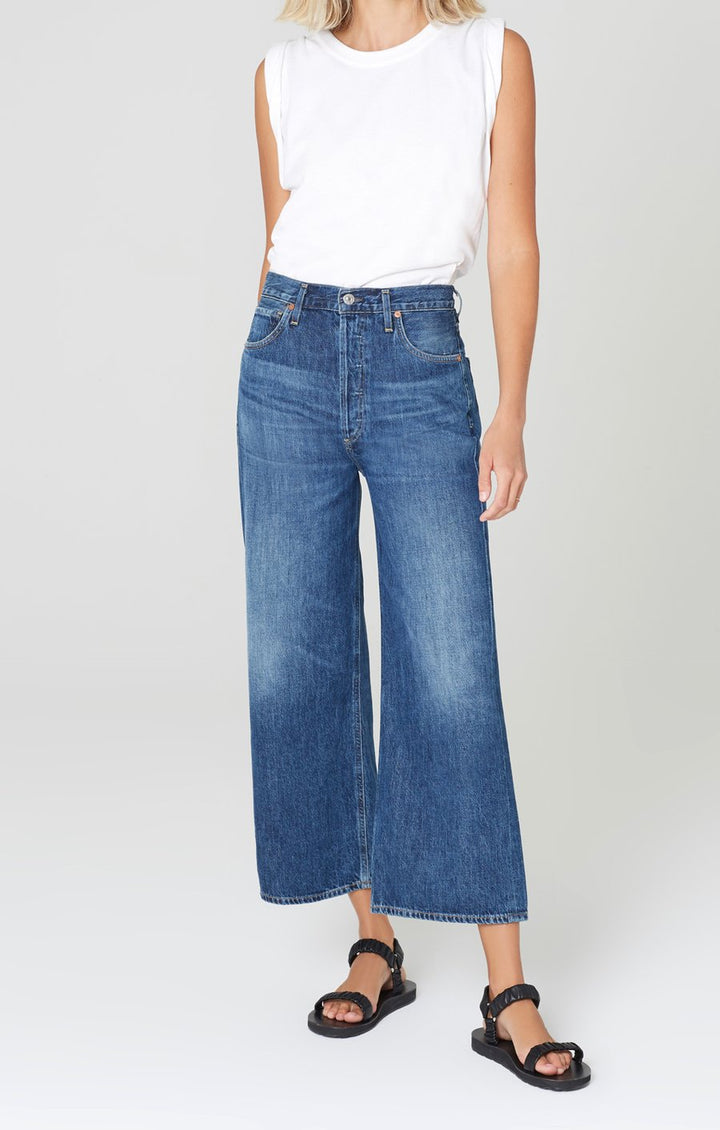Citizens of Humanity - Sacha High Rise Wide Leg in Blue Rose Denim