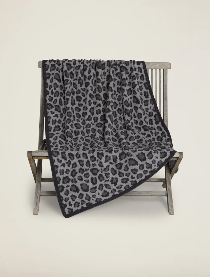 Barefoot Dreams - Cozychic Safari Blanket in Dove Gray Multi
