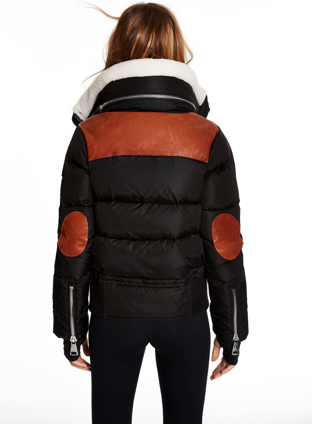 SAM - Sari Jacket in Black/Saddle Jacket