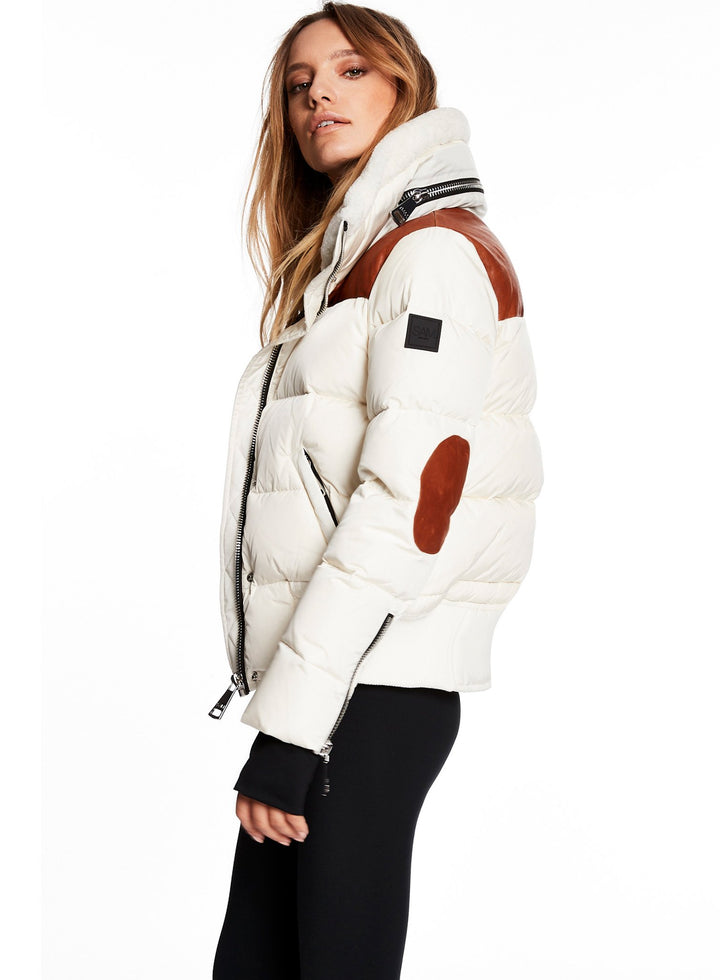 SAM - Sari Jacket in Cream/Saddle Jacket