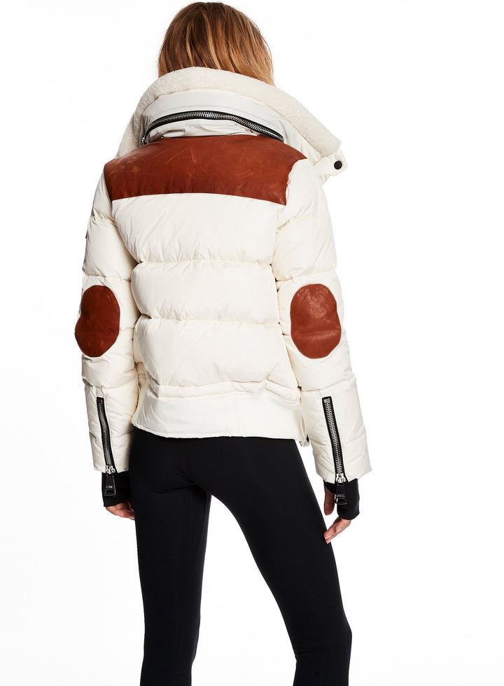 SAM - Sari Jacket in Cream/Saddle Jacket