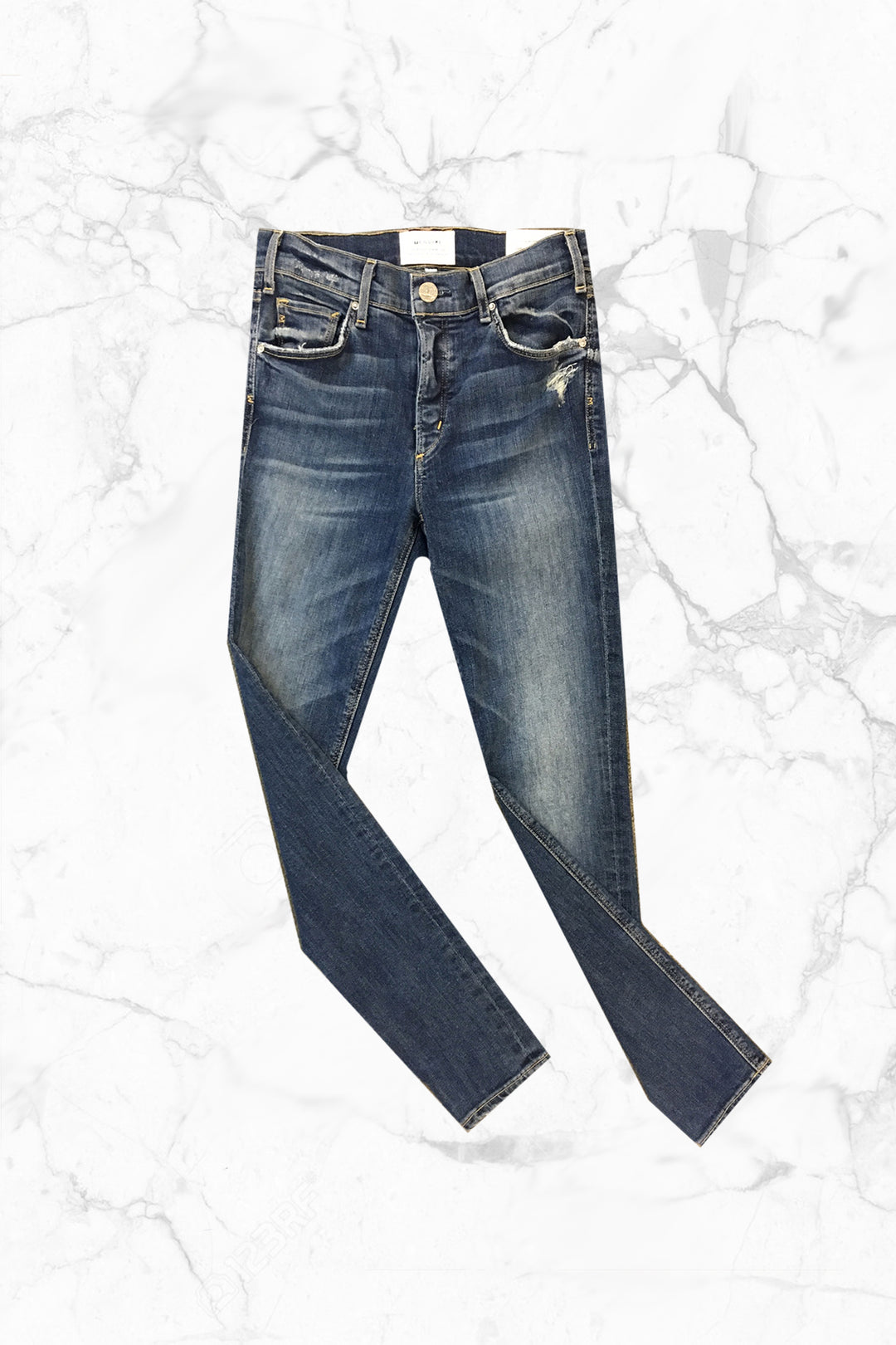McGuire - High Rise Newton Skinny w/ Button Fly in Sampaio