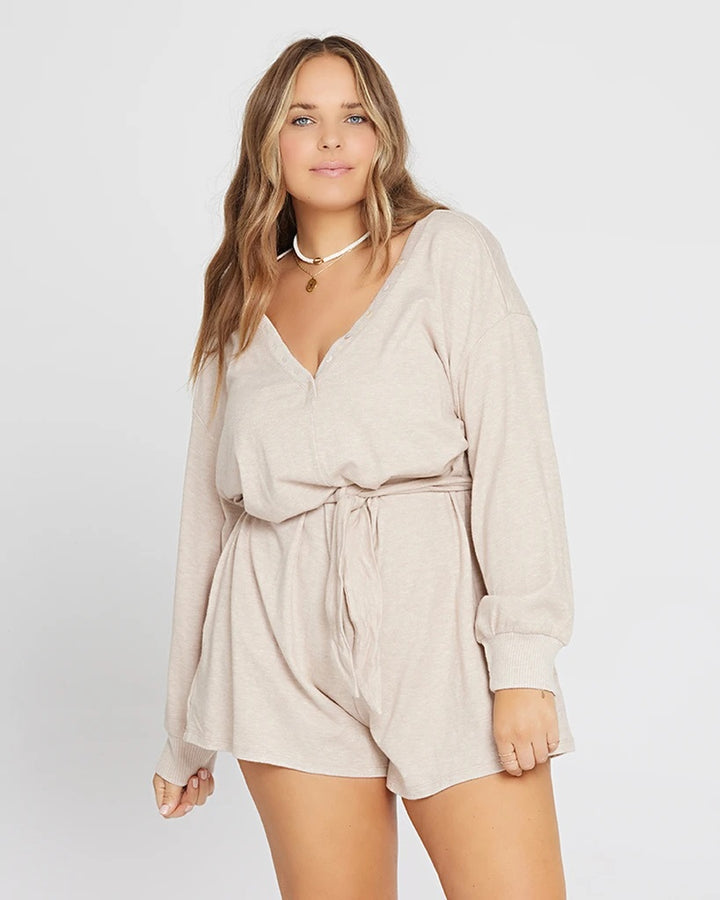 L*Space - Saturdays Romper in Oatmeal