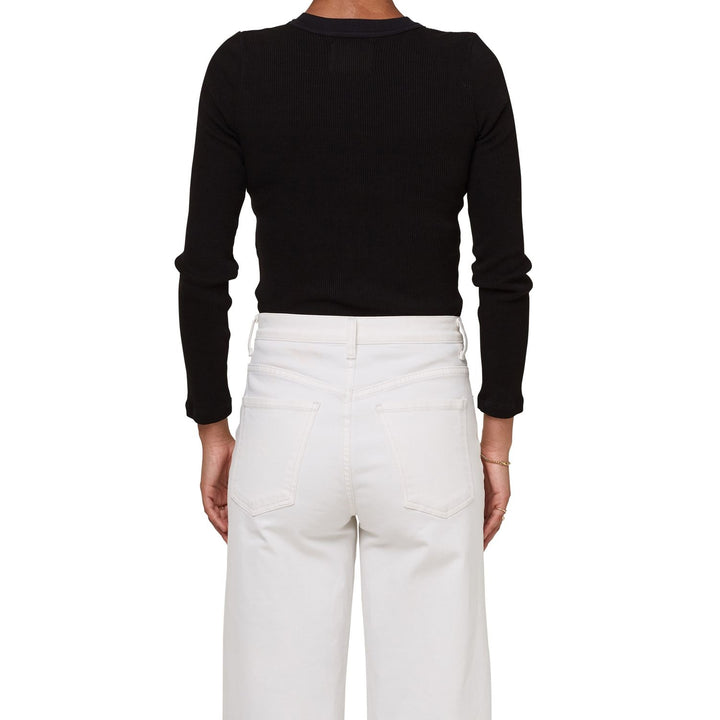 Citizens of Humanity - Scarlett Rib Henley in Black
