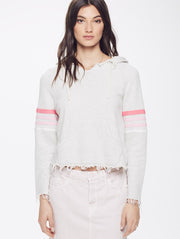 Mother- The Square Tear Raw Hood Multi Pinks