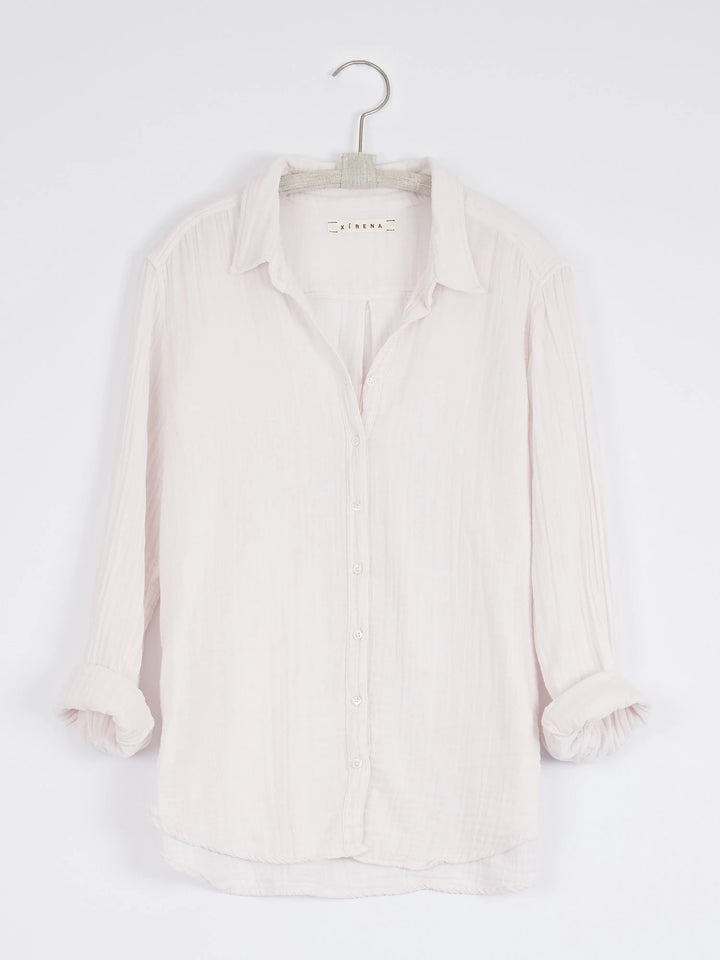 Xirena - Scout Shirt in Pink Glow