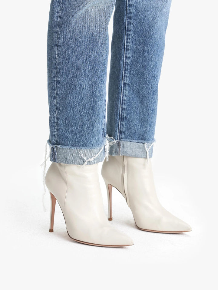 Mother Denim - The Scrapper Cuff Ankle Jeans Fray in Take Me Higher