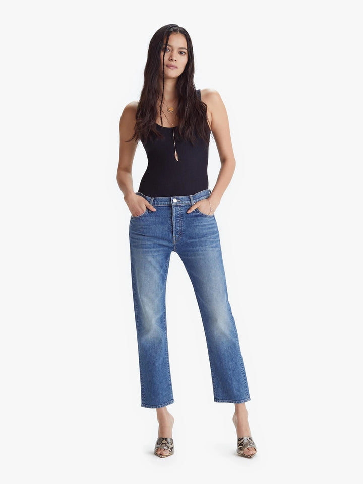 Mother Denim - The Scrapper Ankle Jeans in Cowboys Don't Cry