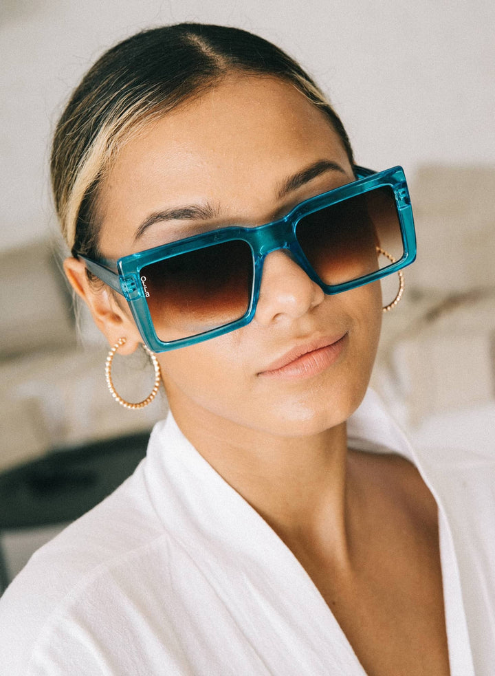 Otra Eyewear - Shoreditch Sunglasses in Blue Sunglasses