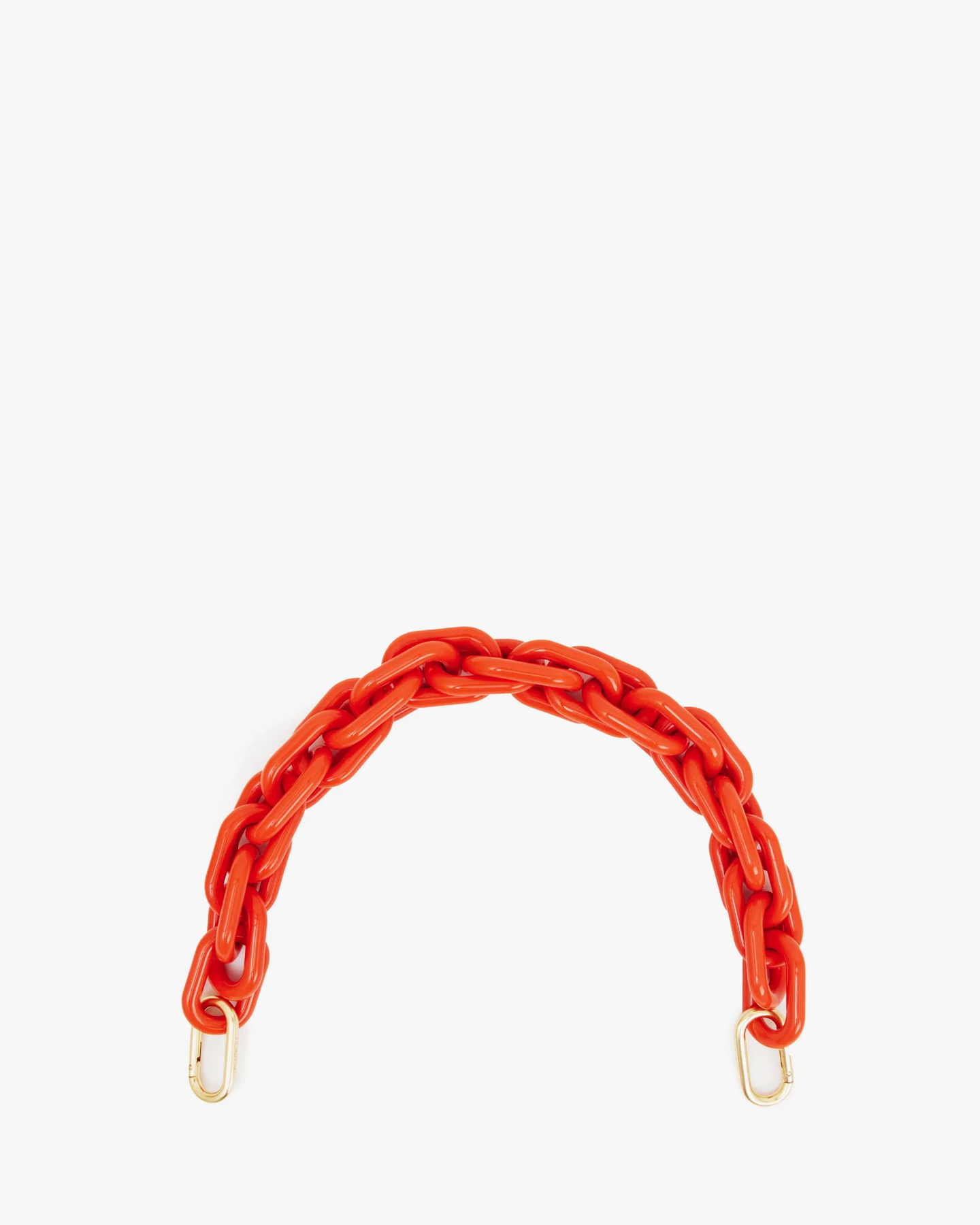 Clare V - Shortie Strap in Blood Orange Resin – Blond Genius