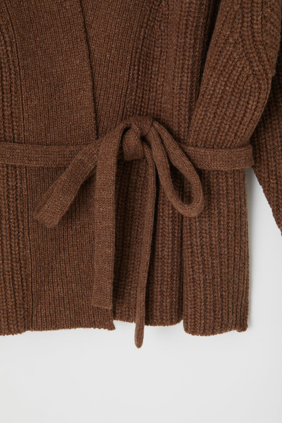Moussy Denim - MV Short Knit Cardigan in Brown
