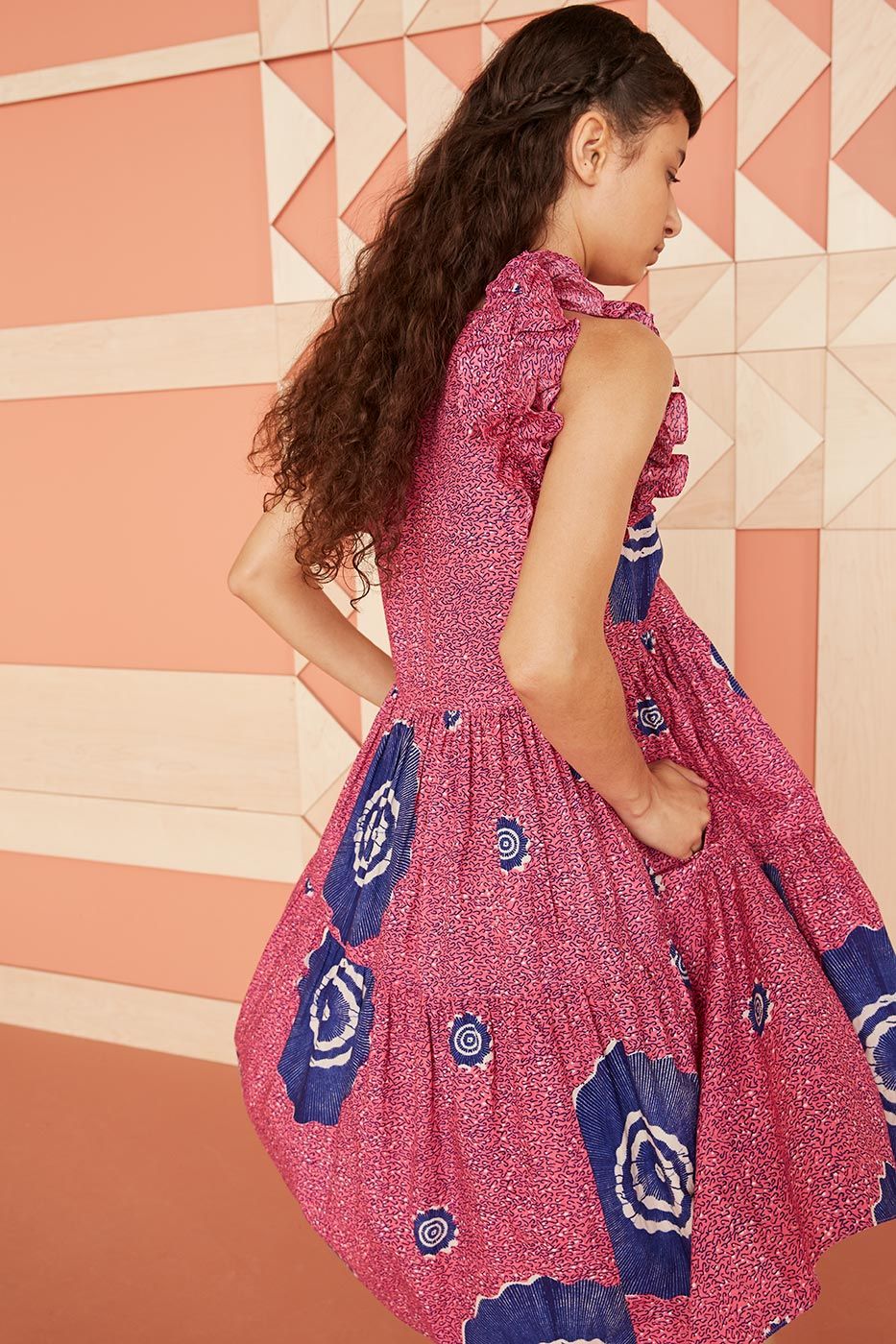 ulla johnson pink denim dress Ulla Johnson Joan Tunic Dress In Cosmos - 50% Off