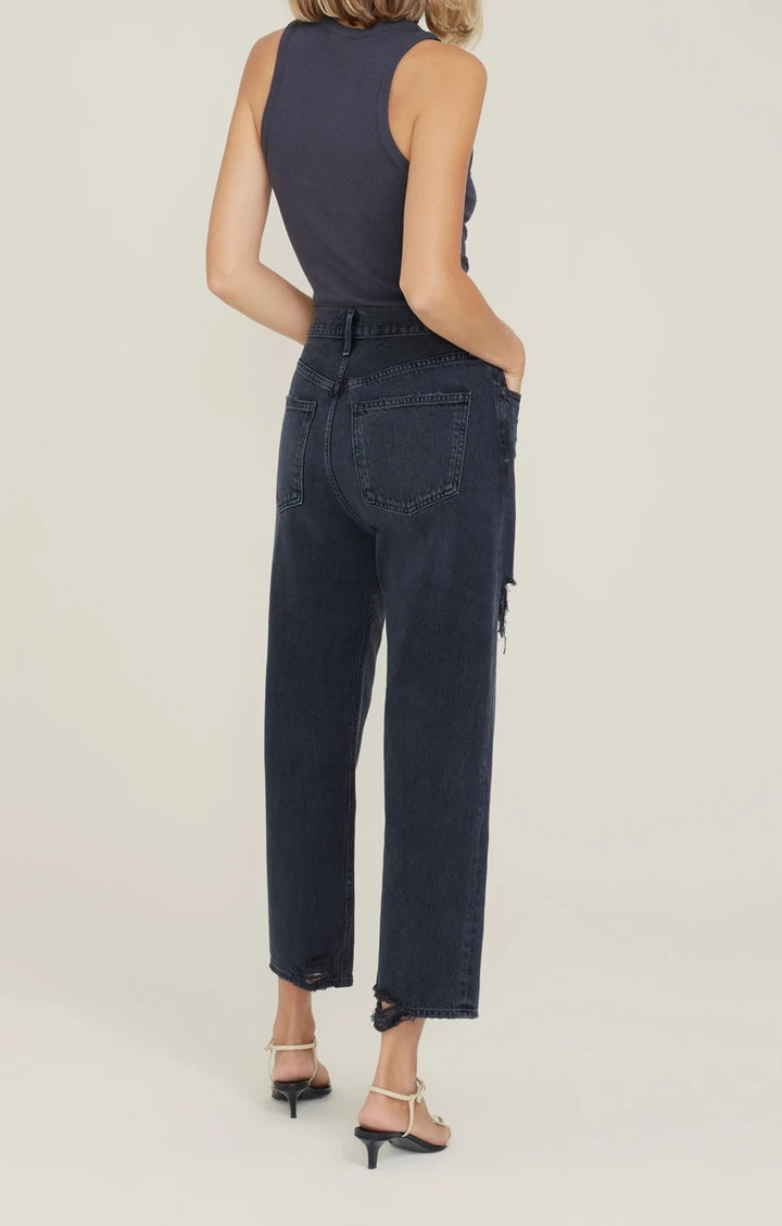 AGOLDE Denim - 90's Crop Pant in Shutter