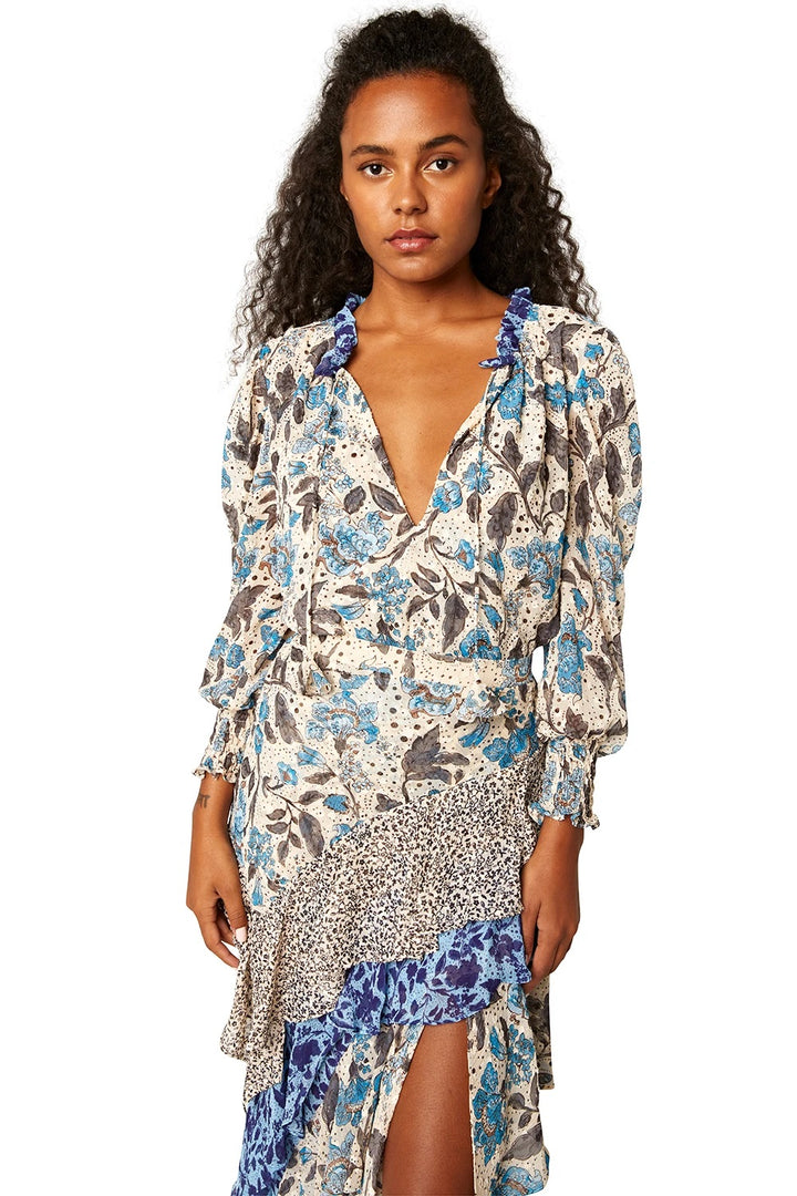 Misa - Siena Top in Jaipur Floral Mix