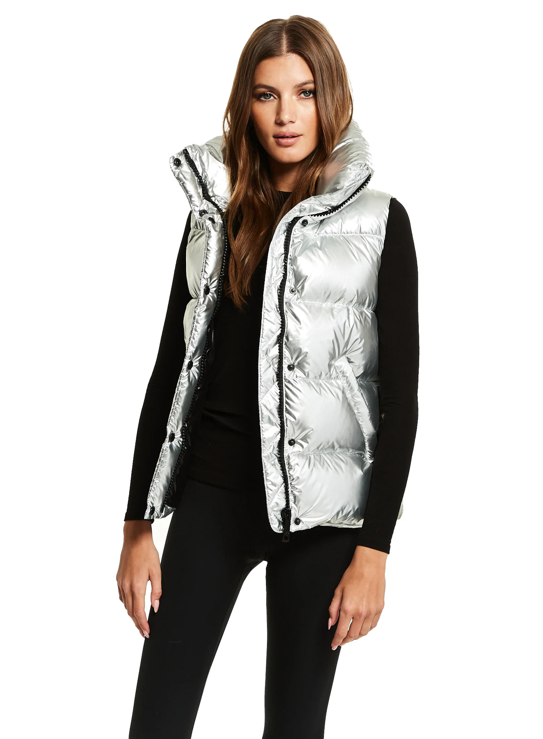 SAM - Simone Vest in Silver – Blond Genius