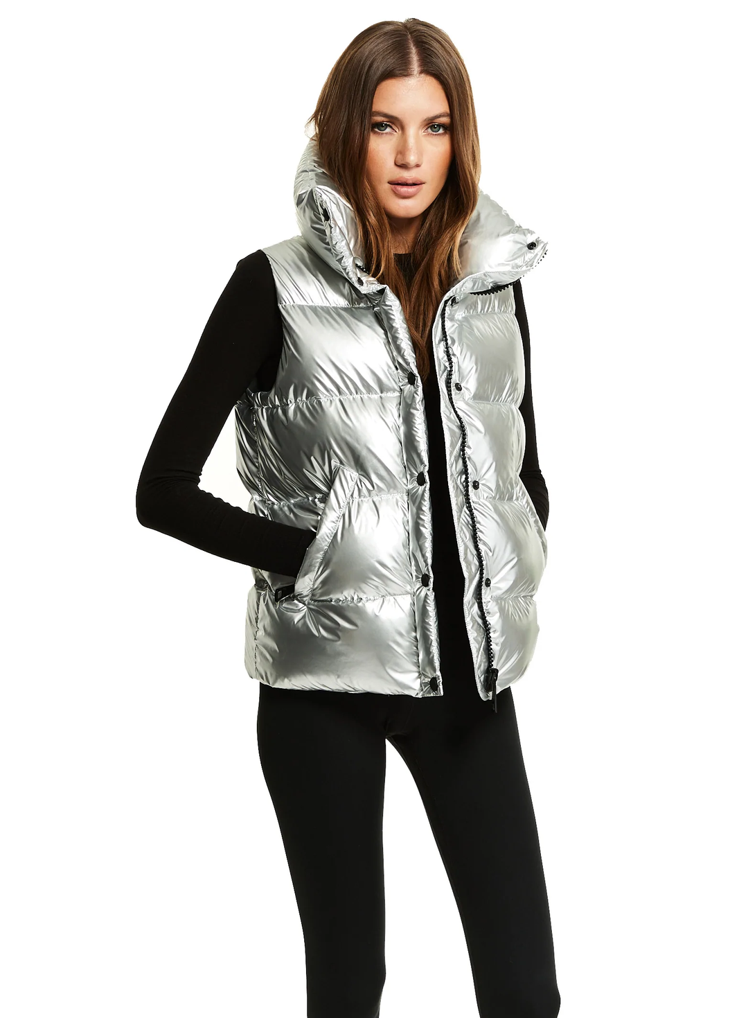 SAM - Simone Vest in Silver – Blond Genius