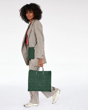 Womens Clare V. Overnighter Tote Green  Clare V. Bags & Small Accessories  - AICelluloids