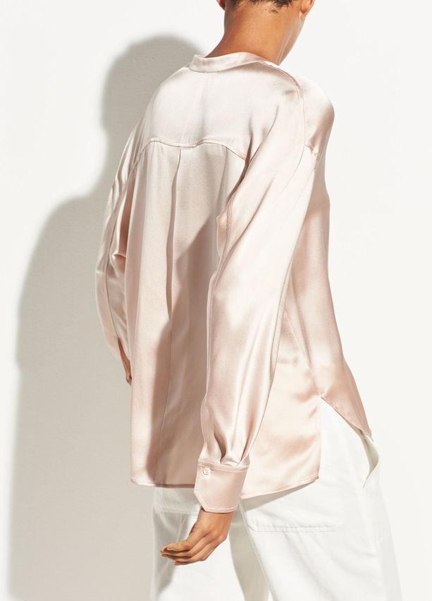 Vince - Single Pocket Blouse  Desert Rose