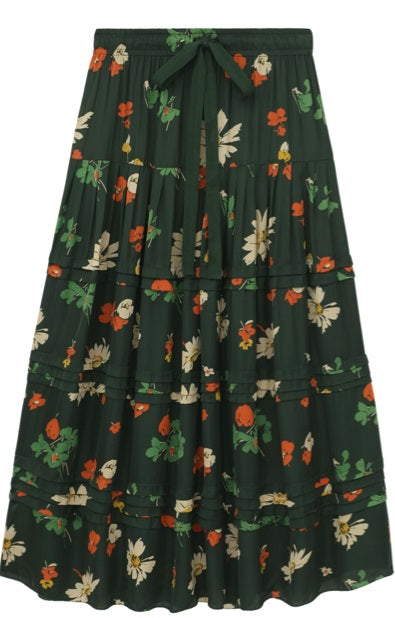The Great - The Pastoral Skirt in Alpine Floral