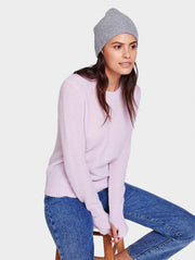 White + Warren - Plush Rib Beanie in Smoke Heather