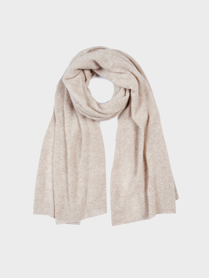 White + Warren - Mini Cashmere Travel Wrap in  Sand Wisp Heather