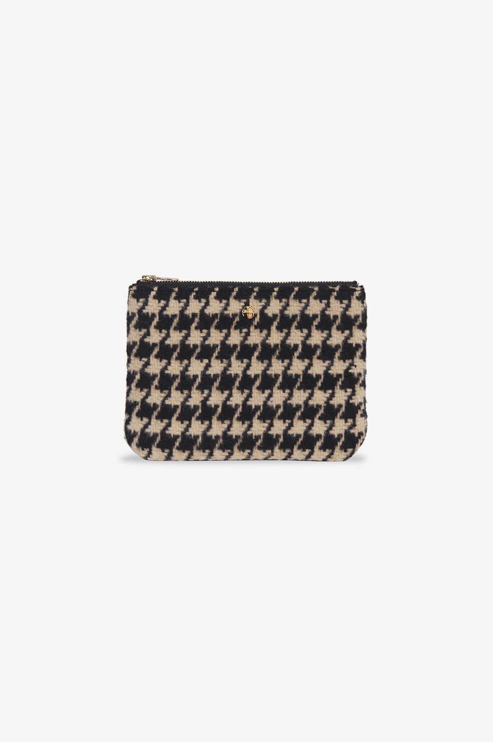 Anine Bing - Skye Coin Purse in Houndstooth