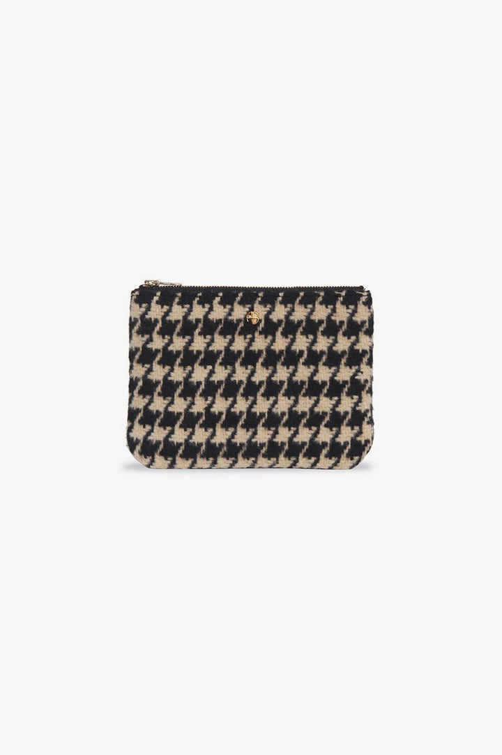 Anine Bing - Skye Coin Purse in Houndstooth