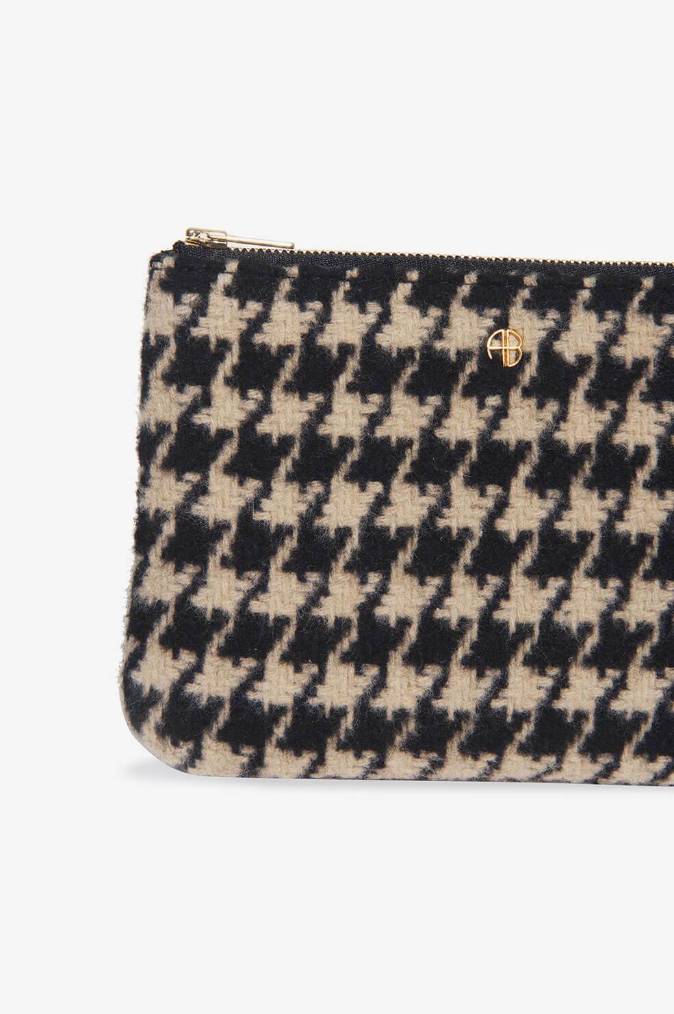Anine Bing - Skye Coin Purse in Houndstooth