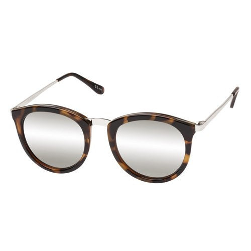Le Specs No Smirking Milky Tort Silver Revo Mirror