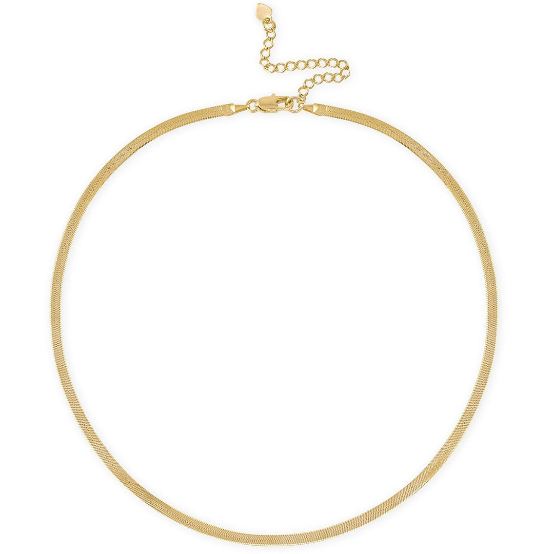 Alexa Leigh - Gold Snake Layering Chain Necklace 14"-16"