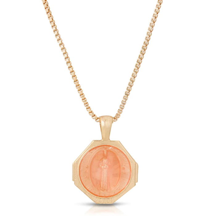 Joy Dravecky - Sofia Pendant Necklace in Coral