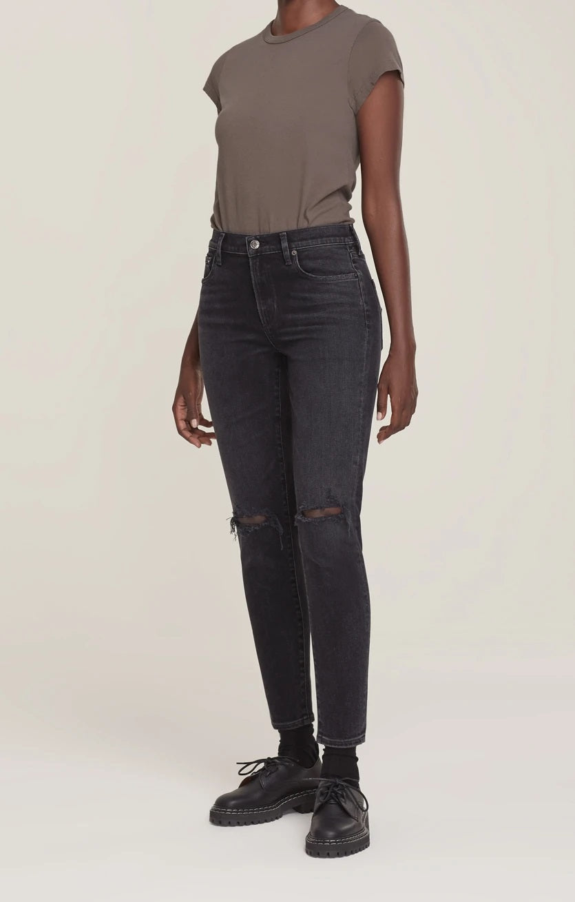AGoldE Denim - Sophie Mid Rise Jeans in Trademark