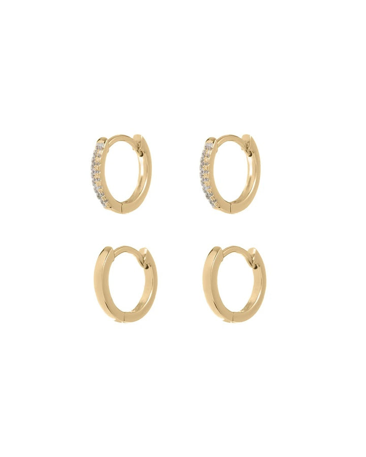 LUV AJ - Sorrento Hoops in Gold
