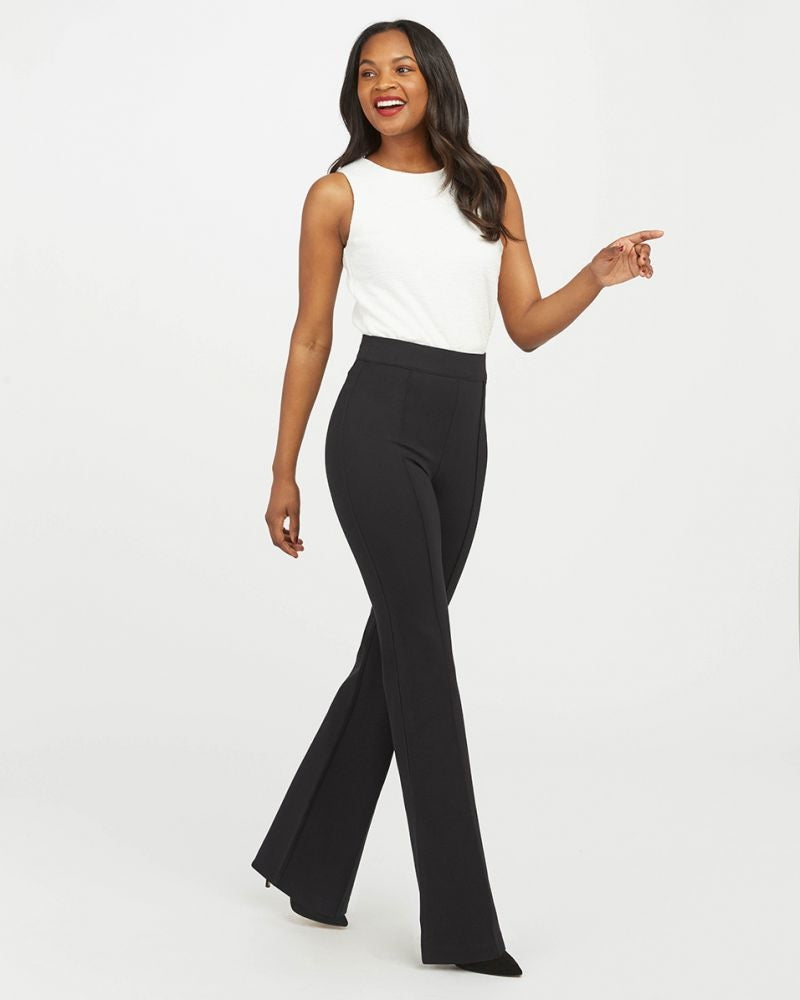 Spanx - The Perfect Black Pant, Hi-Rise Flare in Classic Black