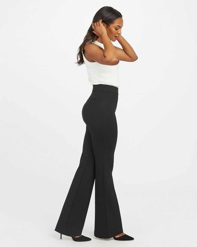 Spanx - The Perfect Black Pant, Hi-Rise Flare in Classic Black