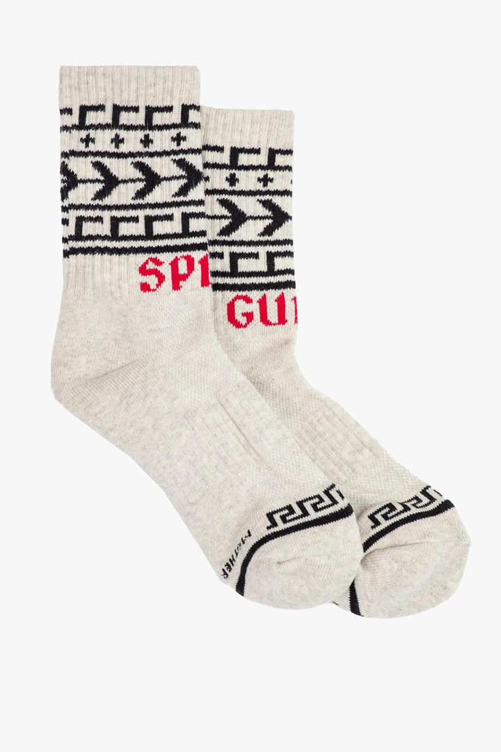 Mother - Baby Steps Socks in Sig Heather Grey Spirit Guide