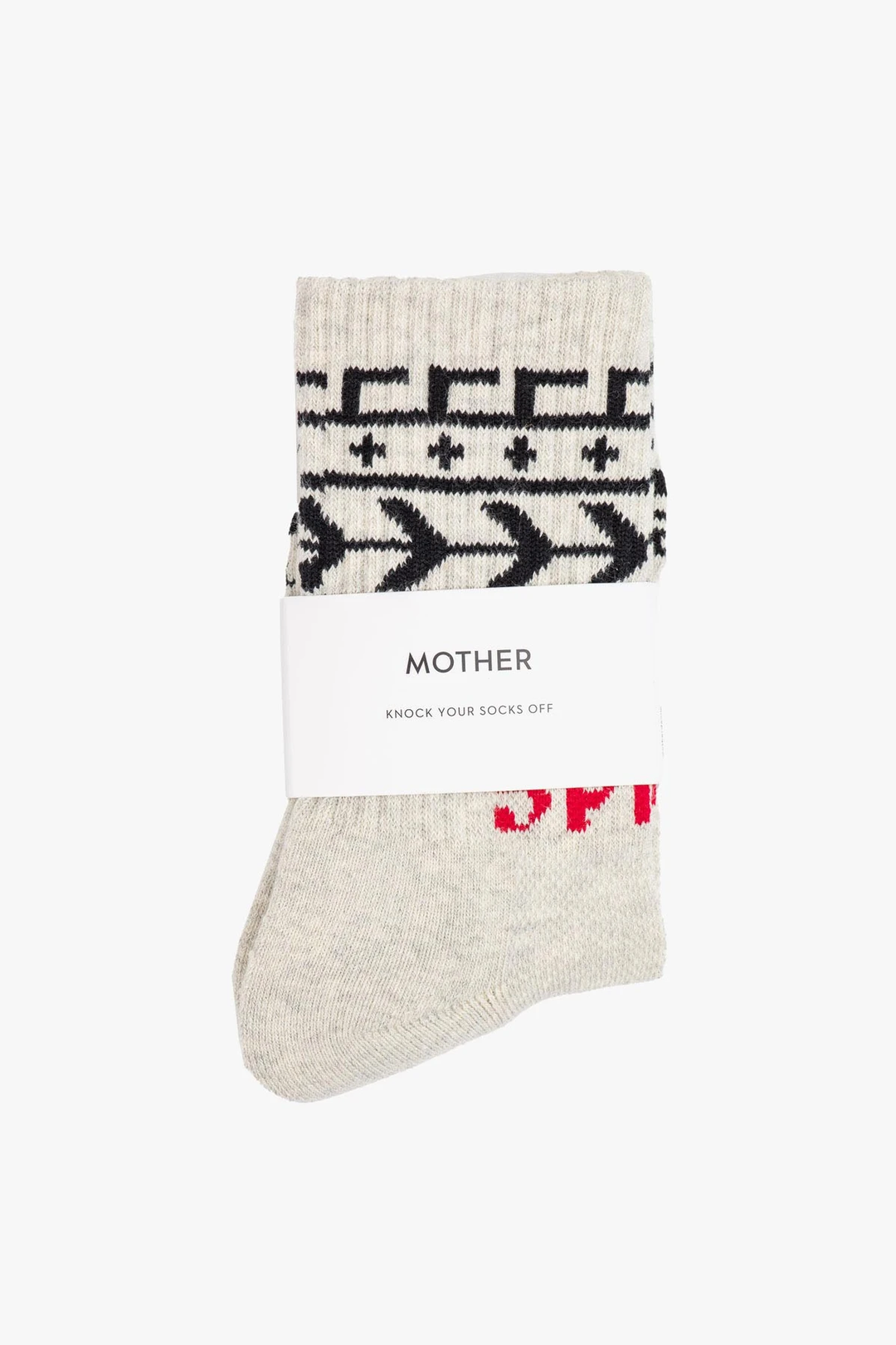 Mother - Baby Steps Socks in Sig Heather Grey Spirit Guide
