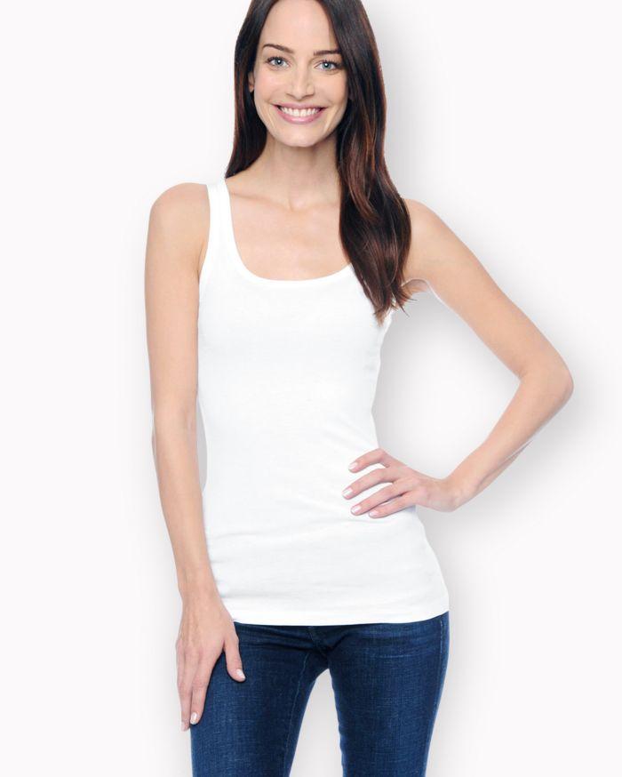 Splendid - 1x1 Tank Top White