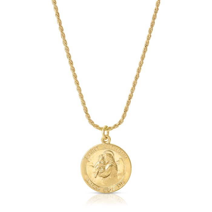 Joy Dravecky - Gold Filled Saint Anthony Necklace