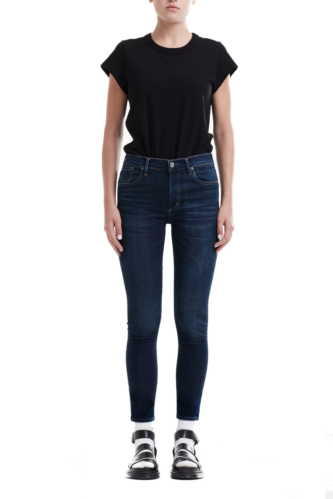 AGOLDE - Sophie Crop High Rise Skinny in Starland