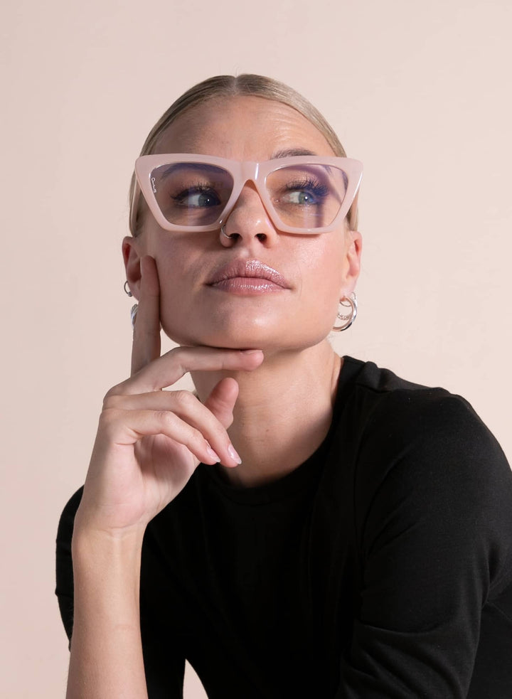 Otra Eyewear - Step Ahead Blue Light Glasses in Ivory