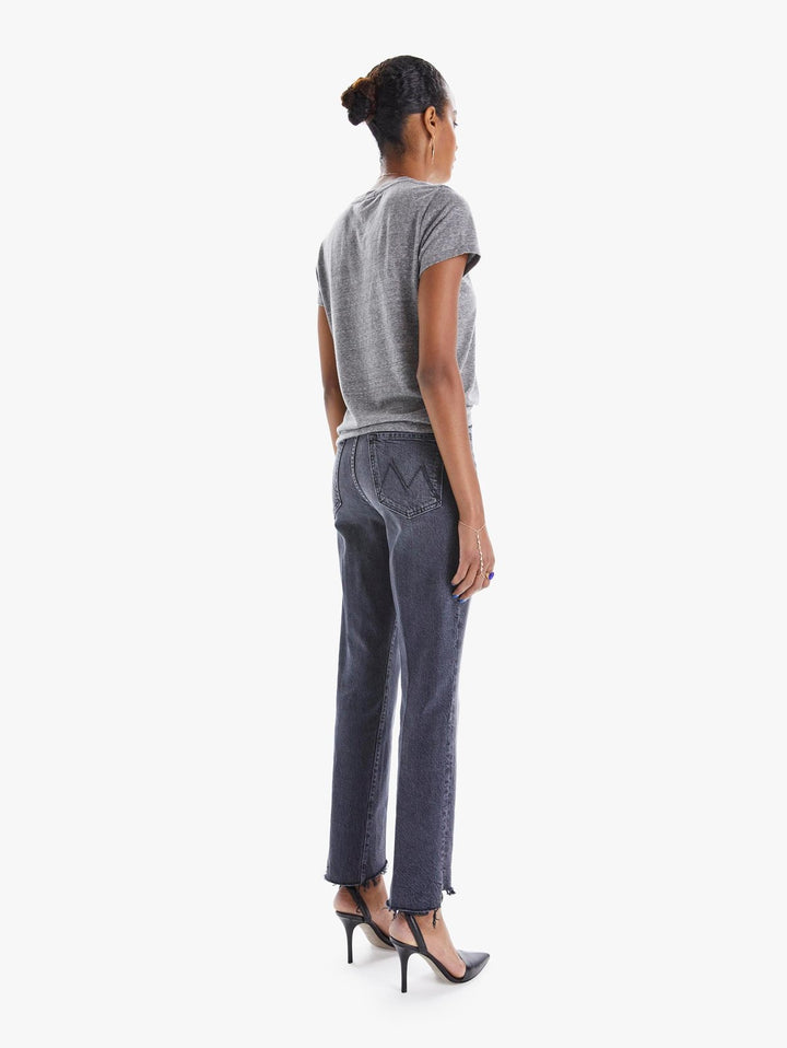 Mother Denim - High Waist Rascal Ankle Step Fray in Roadtrip Renegade Denim