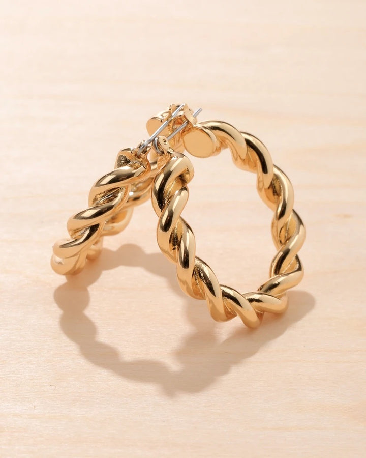 Luv AJ - St. Tropez Hoops in Gold