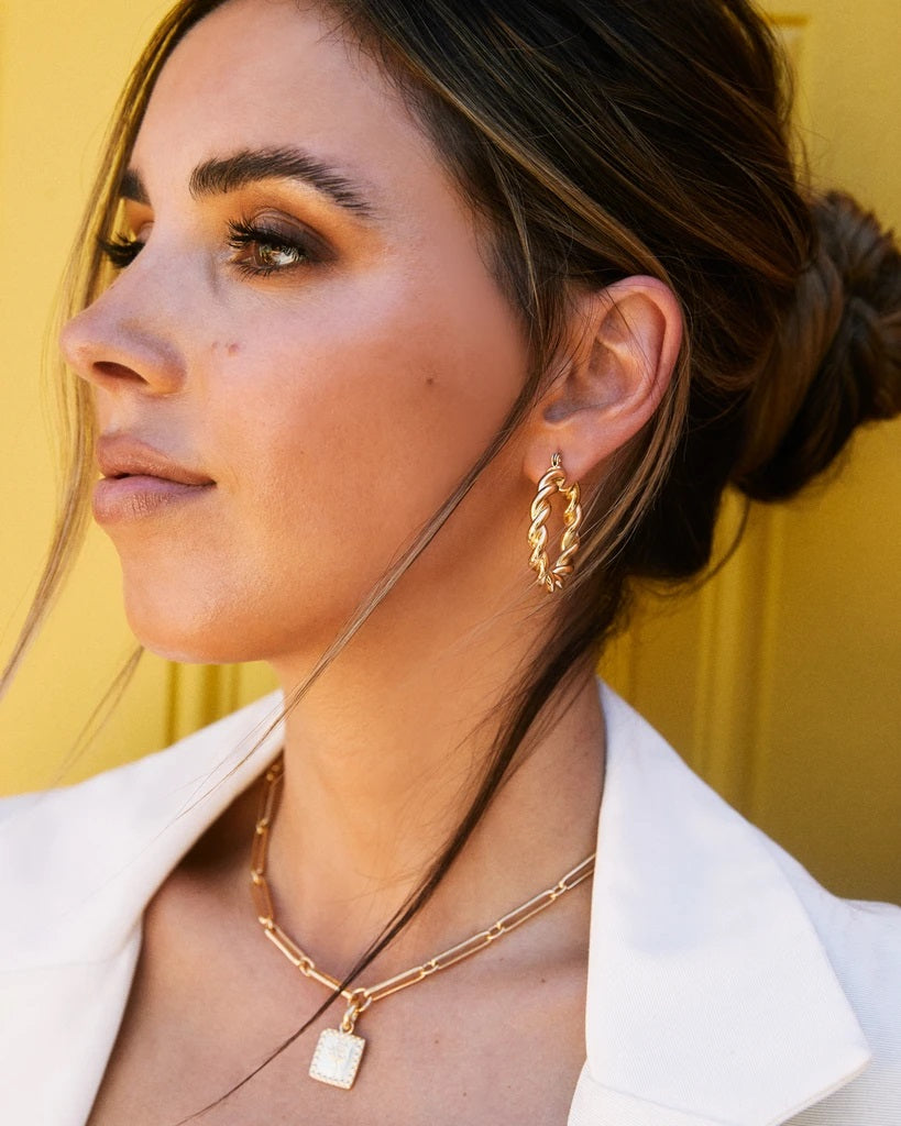 Luv AJ - St. Tropez Hoops in Gold Jewelry