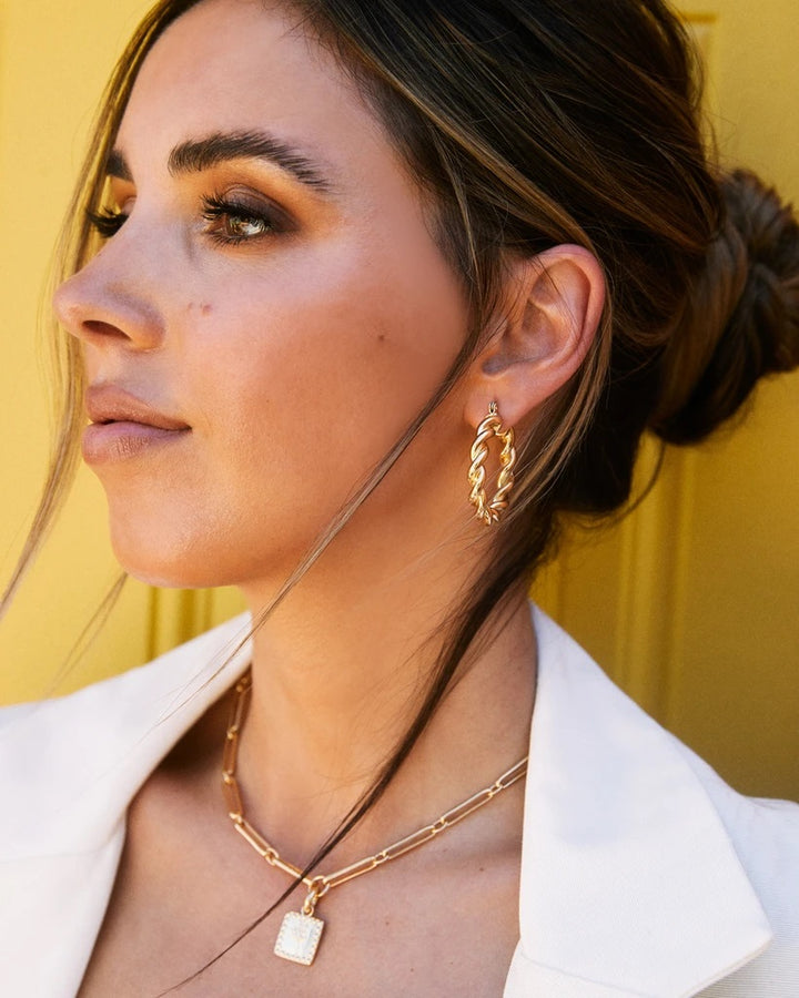 Luv AJ - St. Tropez Hoops in Gold Jewelry
