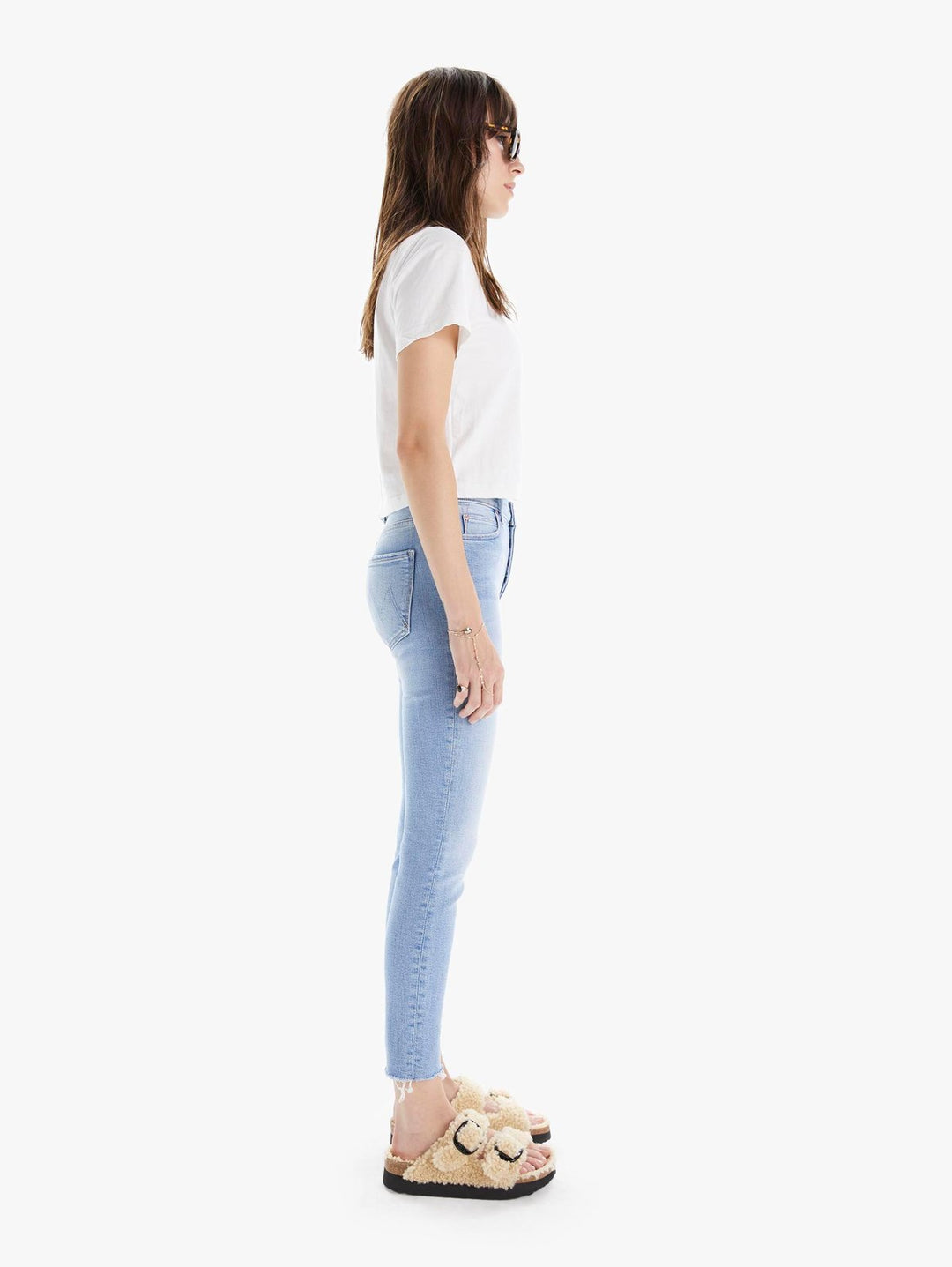 Mother Denim - The Stunner Ankle Fray in California Cruiser Denim