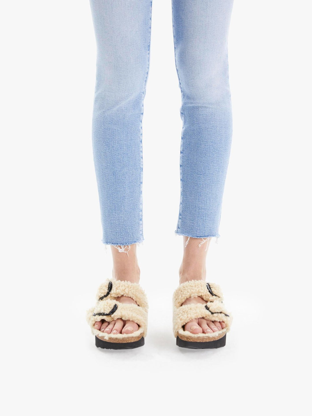 Mother Denim - The Stunner Ankle Fray in California Cruiser Denim