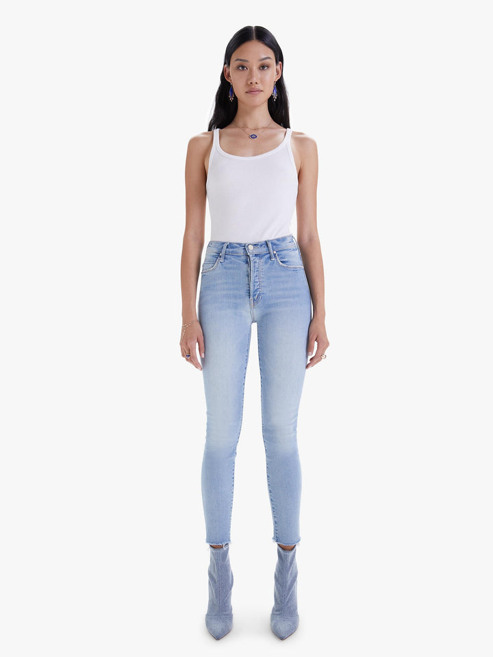 Mother Denim - The Stunner Ankle Fray Jean in Innerspace