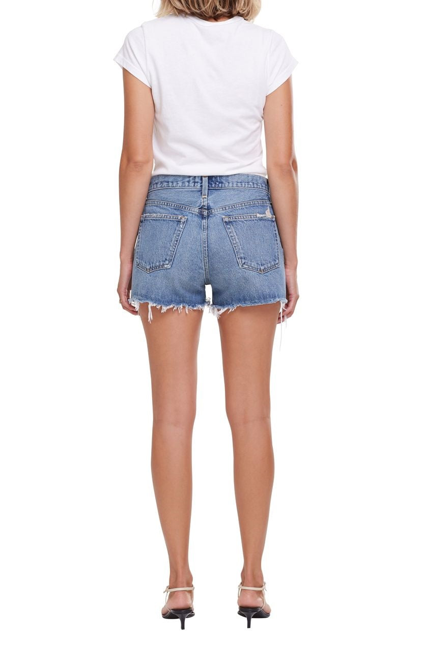 AGoldE - Parker Denim Short in Swapmeet Dark