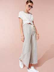Mother Denim Mother Denim - The Lounge Roller Crop Fray at Blond Genius - 3